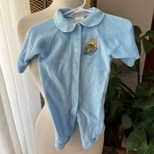 Vintage Paddington Eden toys Blue Baby One Piece pajamas‎